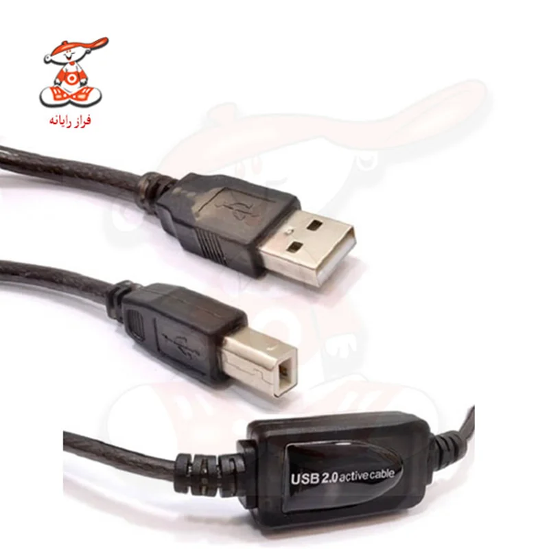 کابل USB پرینتر مدل بافر دار